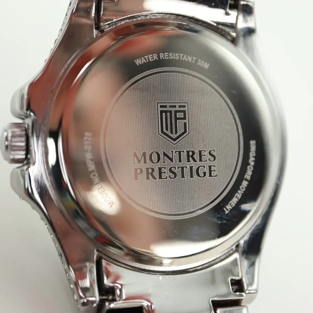 Montres Prestige Eclat X Invicta Men’s 42mm Watch Iced Out Glitz w New Battery